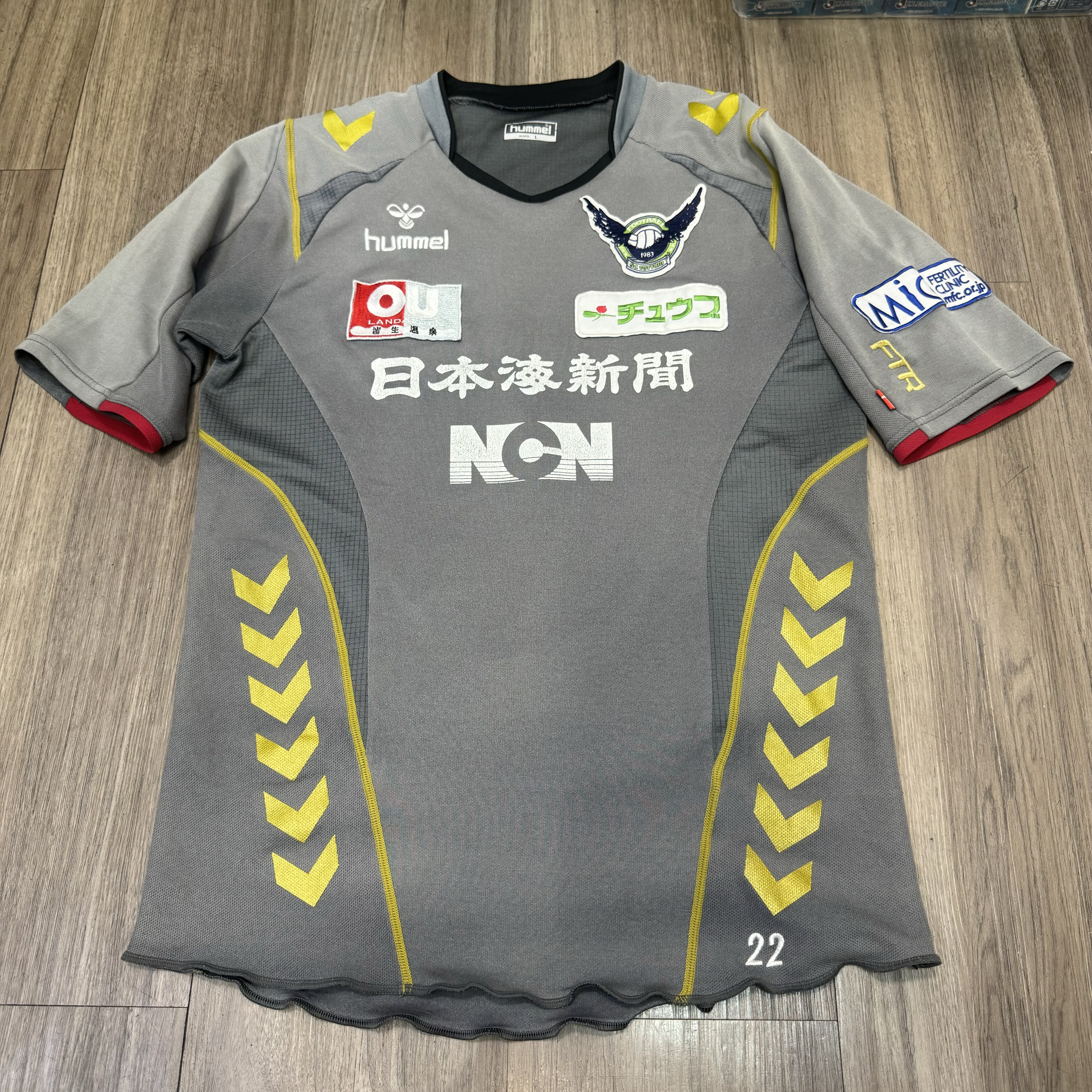 鳥取SC SC tottori player issued/worn training shirt #22
