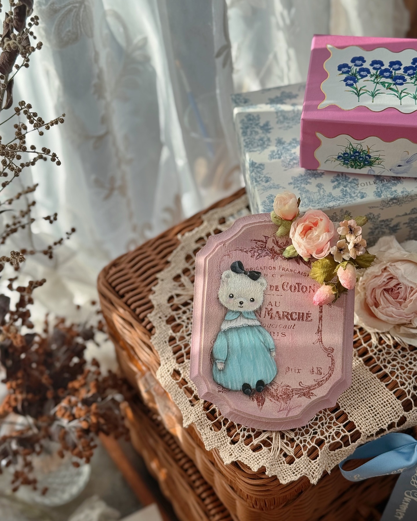 {Rosy Teddy} Lilly Bloom + Miss Summer Collab workshop 