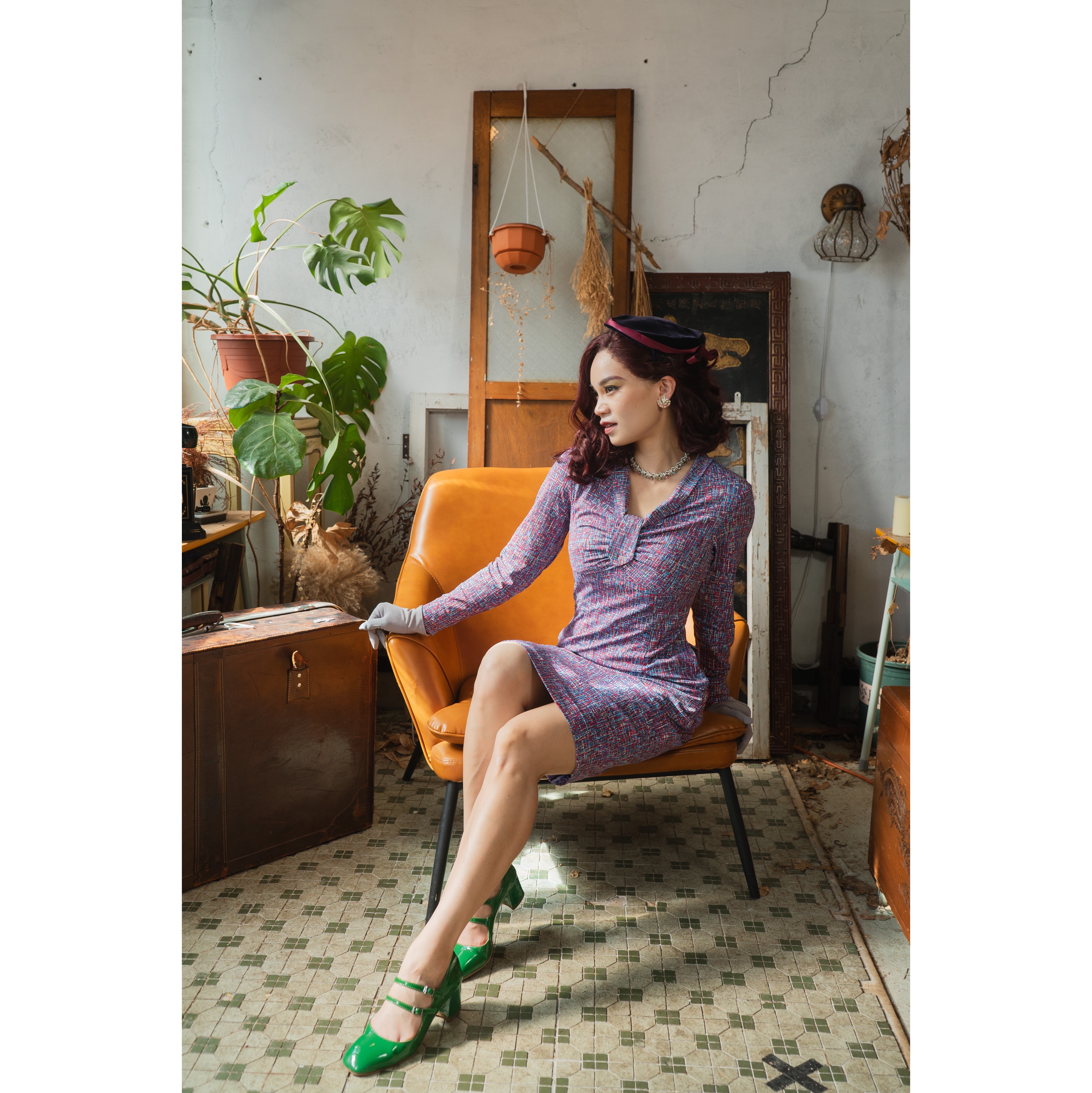 (Ready/Custom-Made) 1960s-Inspired Lily Darling Dress(FM196)