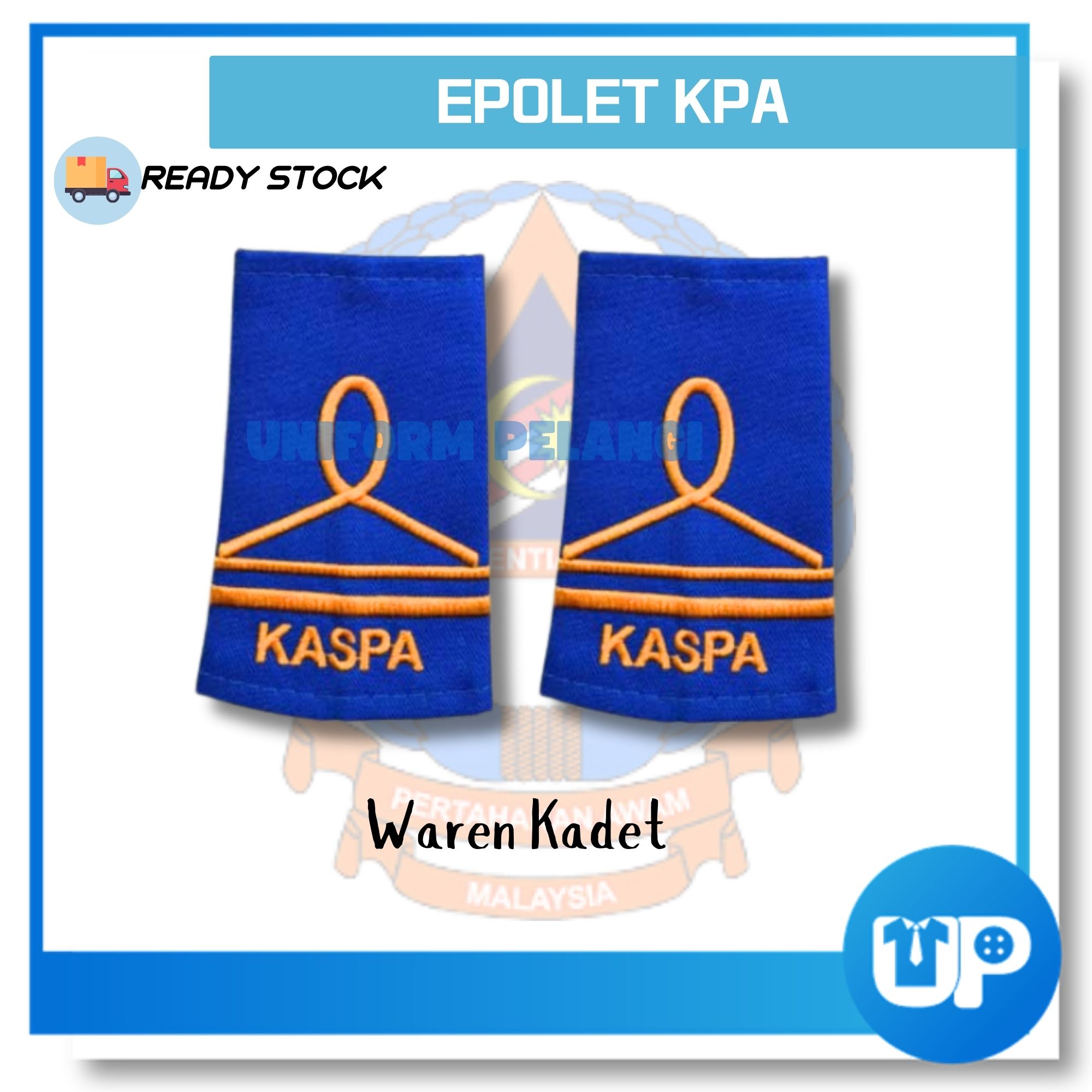 EPOLET KPA PEGAWAI WARAN KADET / KADET KANAN