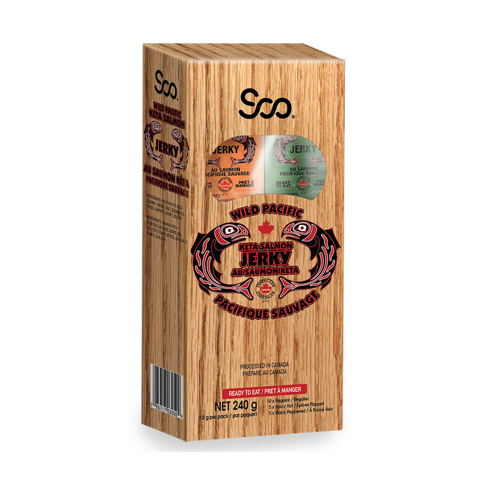 加拿大直送  Soo Wild Pacific Keta Salmon Jerky 太平洋三文魚乾 240g