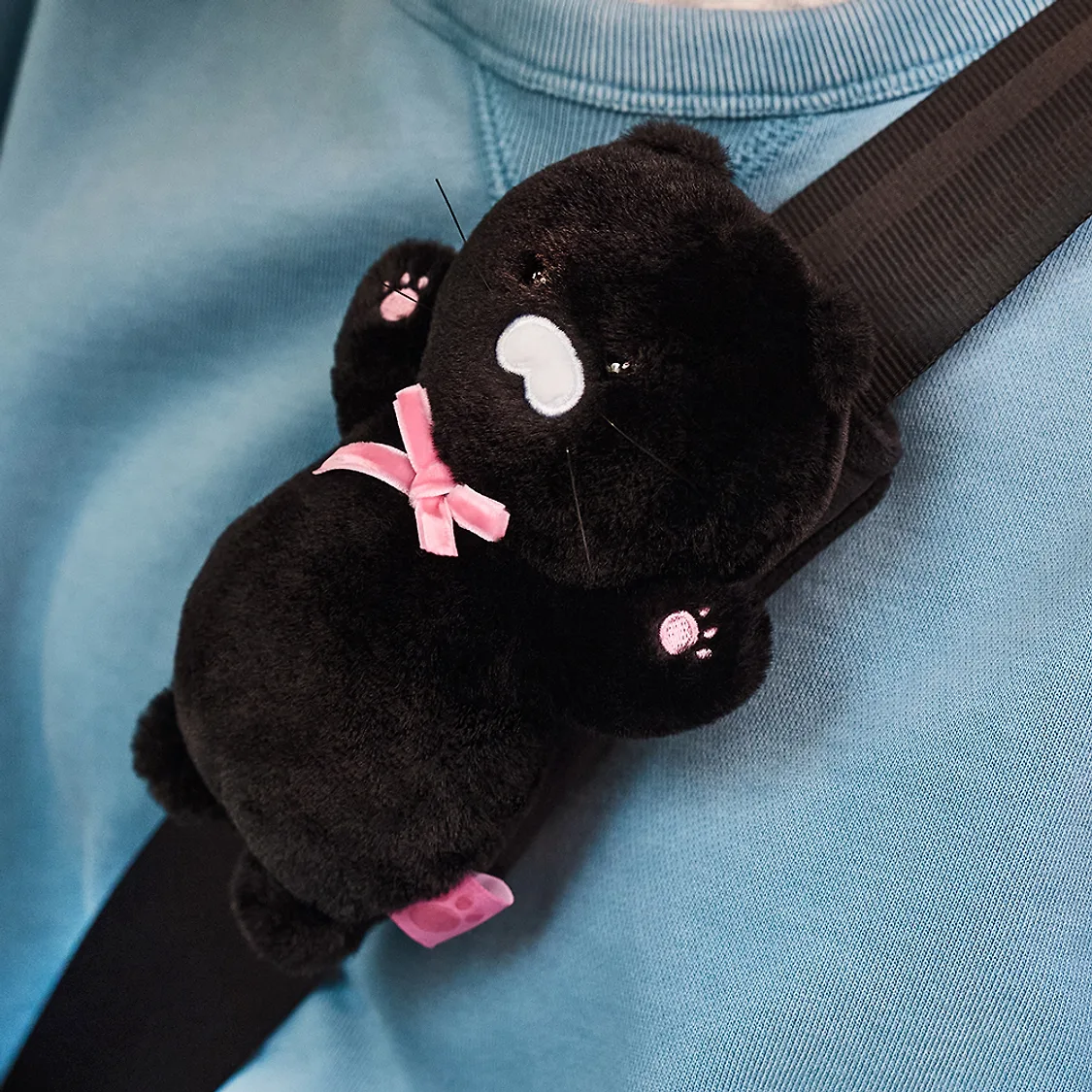 Kakao Friends Blackchoon 車用安全帶Cover