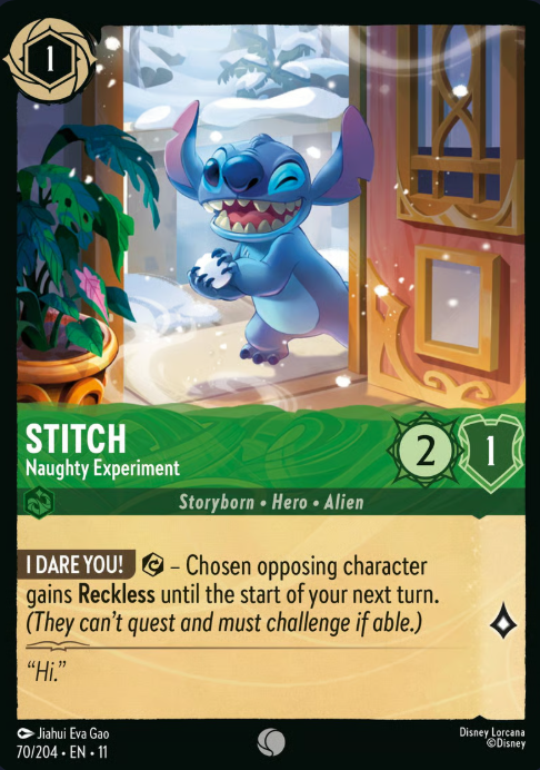 70/204 Stitch - Naughty Experiment C