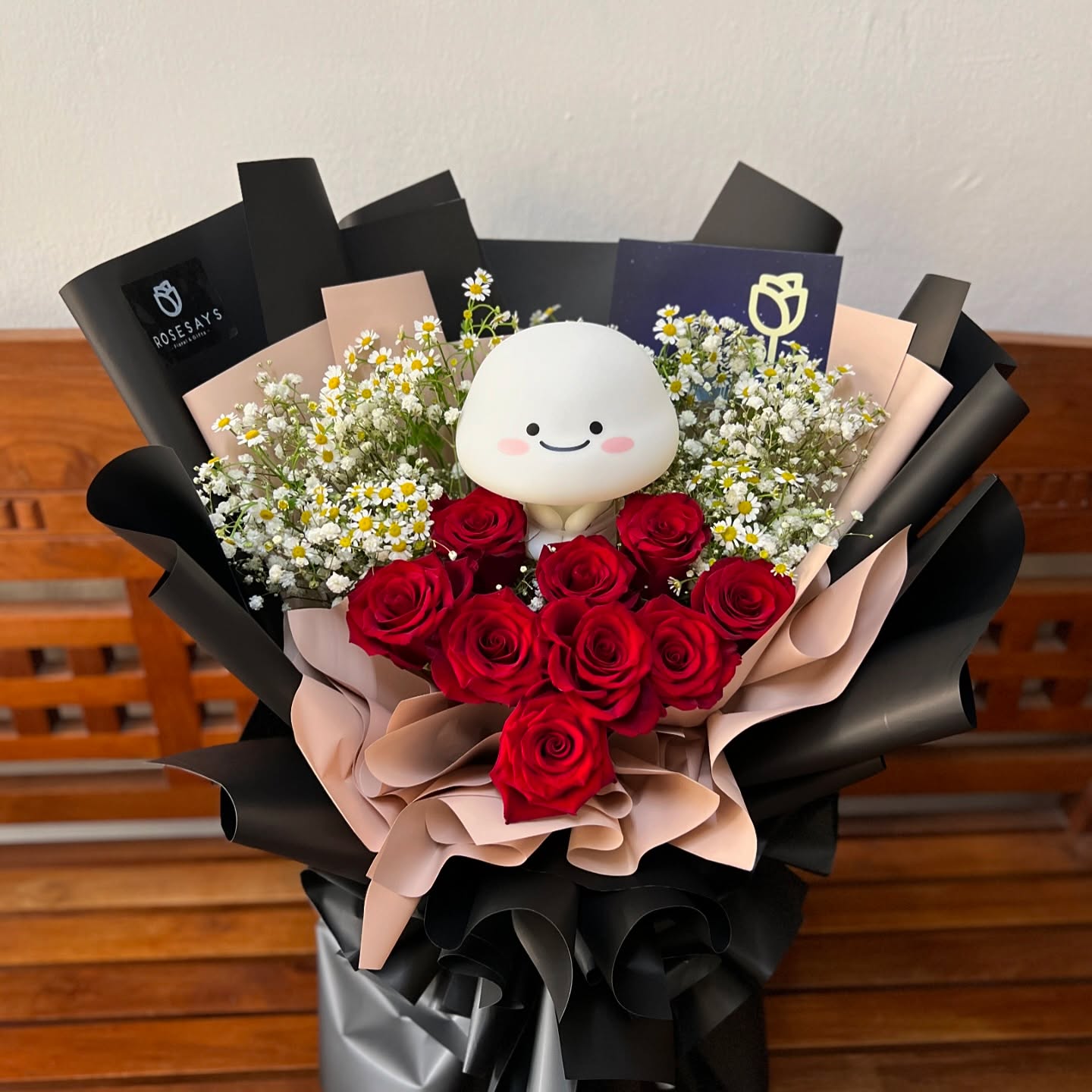 Quby Red Rose Bouquet (Big)