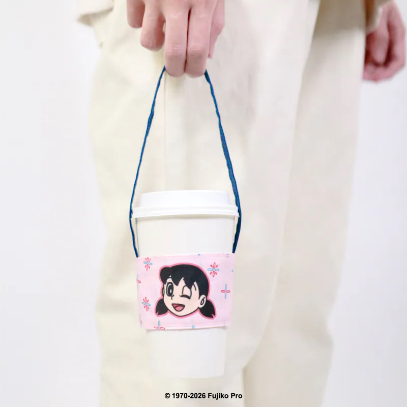 [訂購] 多啦A夢飲品杯套 杯袋 （全角色大集合) 旅行