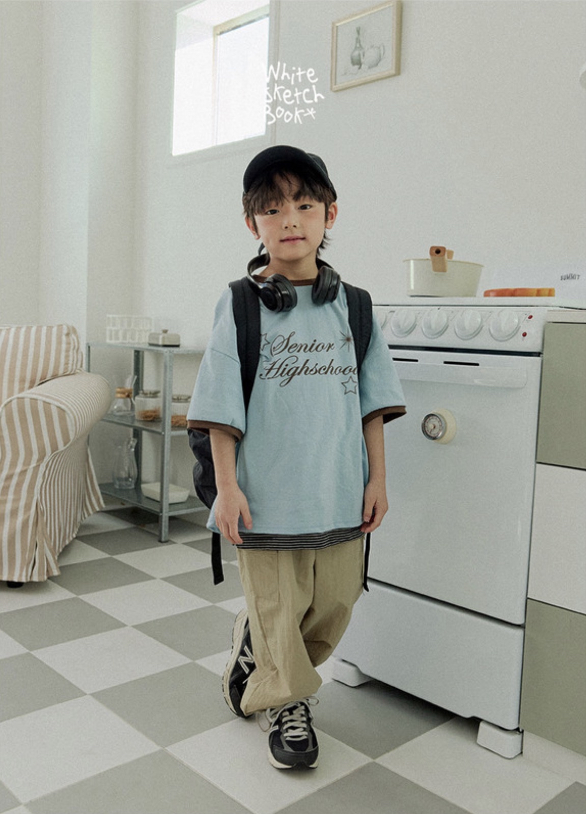 🇰🇷WhiteSketchBook tee