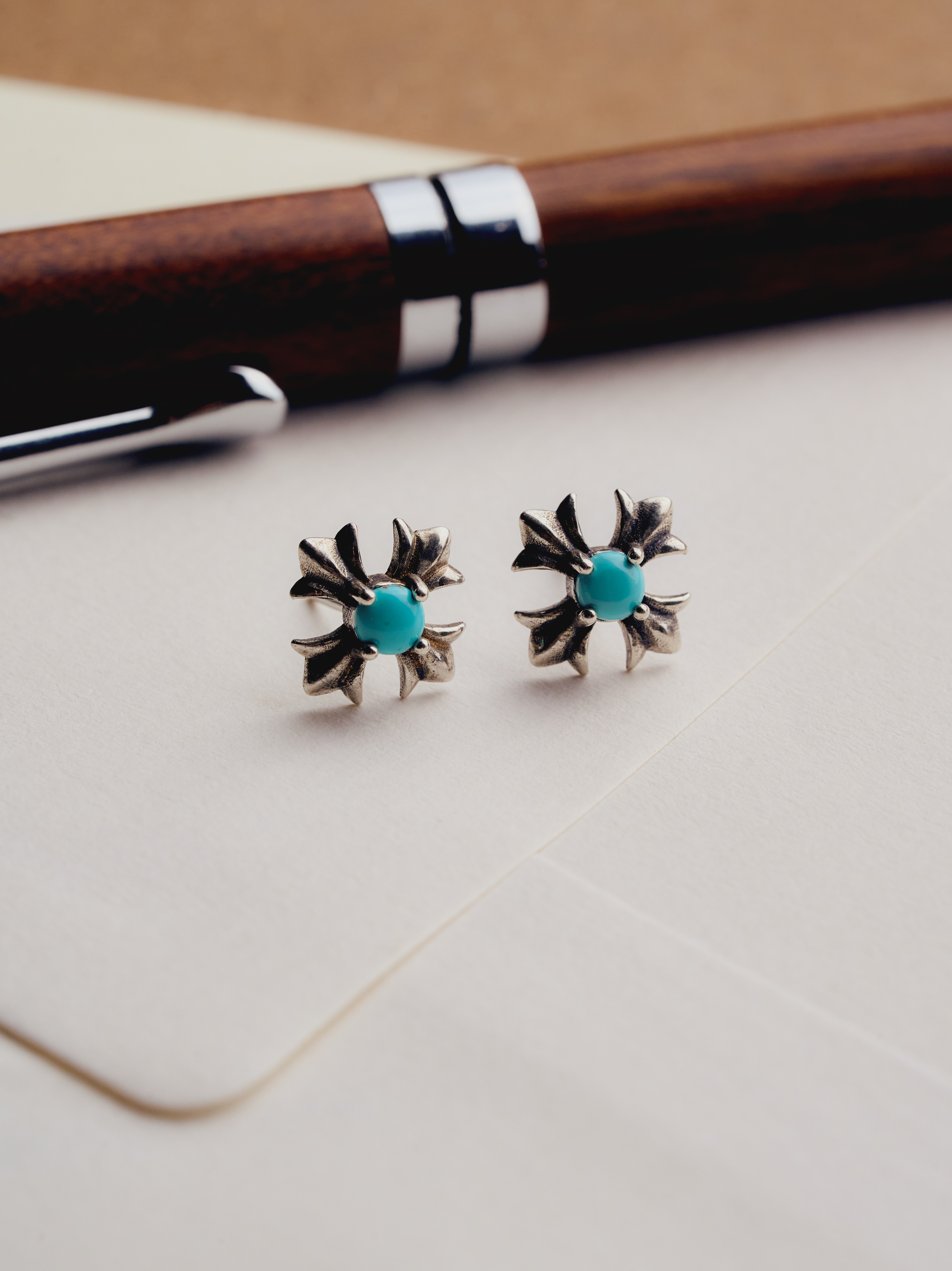 Nomad Blue Earring