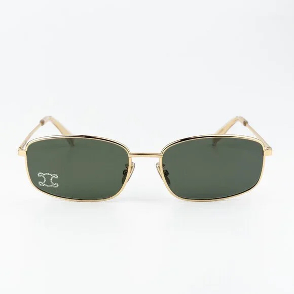 折扣✨‼️  訂貨📮Celine 閃石logo 金框太陽眼鏡