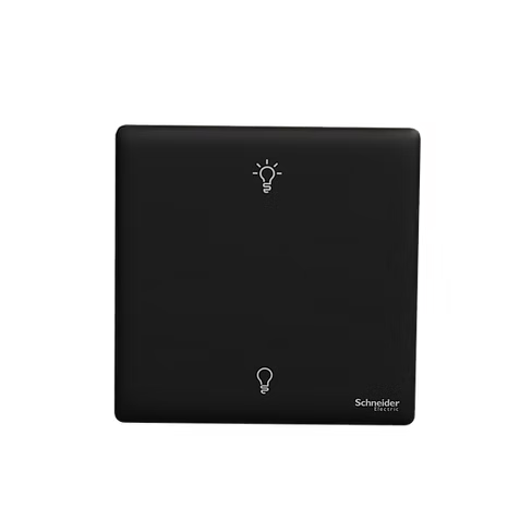 施耐德 Unica X 曜石黑 單位 光暗掣