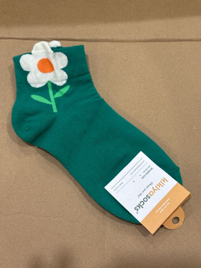 Kikiya Mid Socks Flora Steps