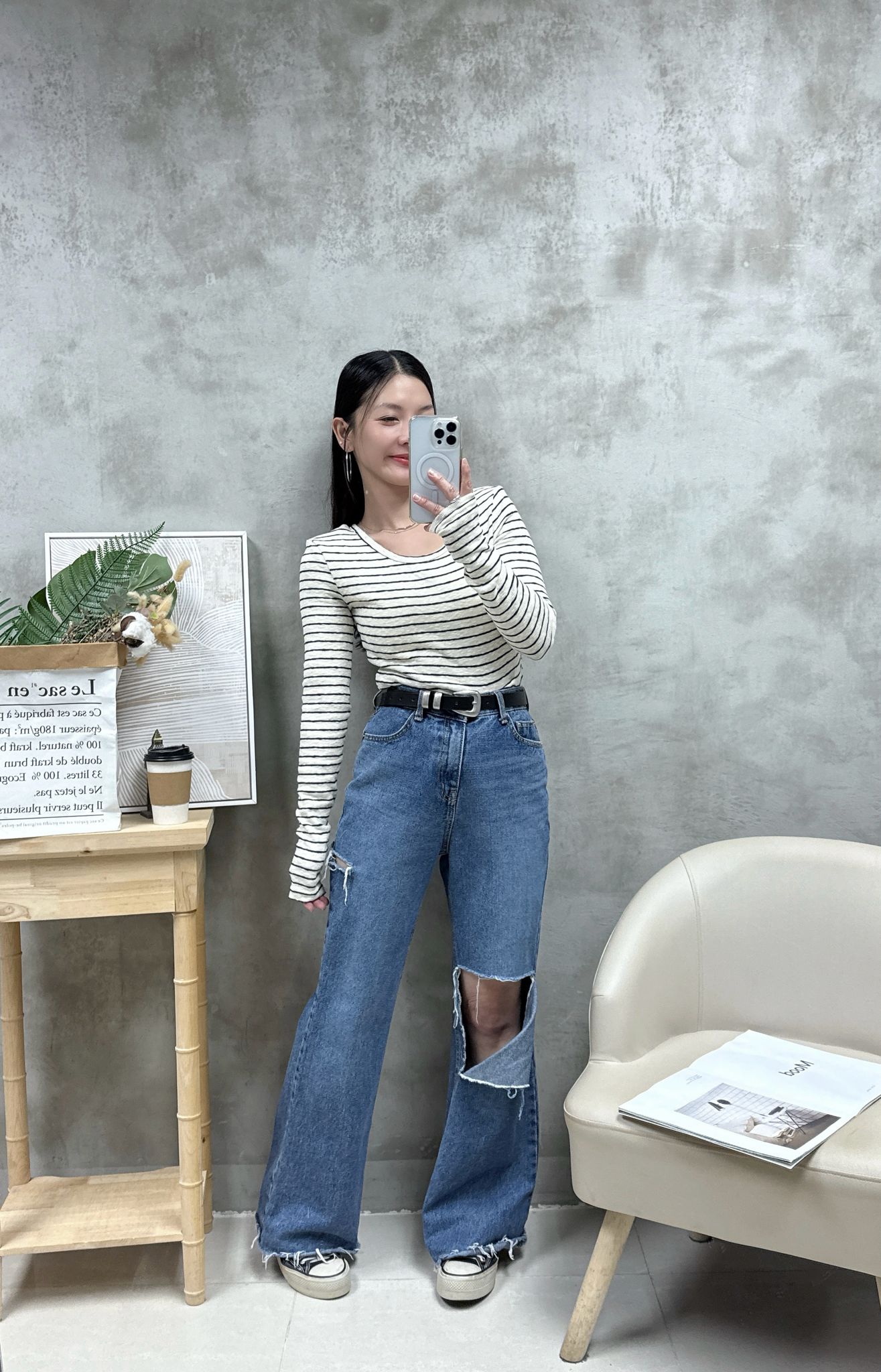 B06 交叉背橫間Top