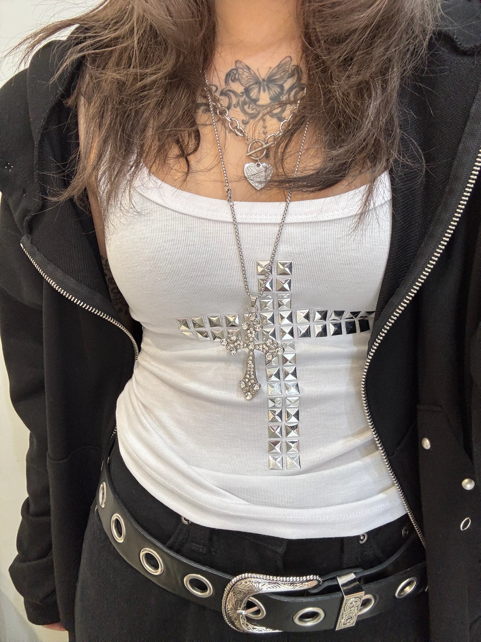 韓國Sexy系列十字架閃閃背心