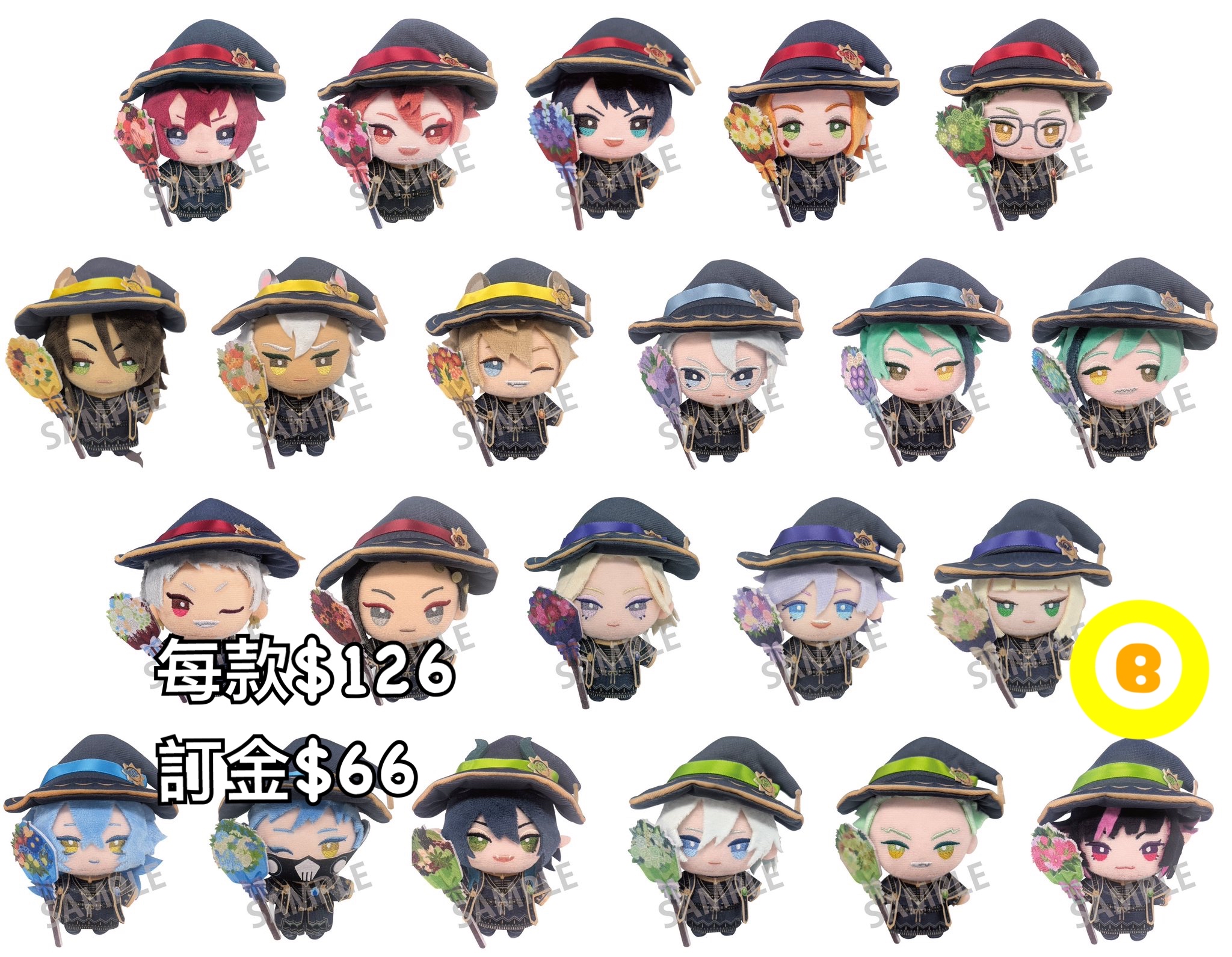 Preorder預訂7/2026年迪士尼扭曲仙境公仔