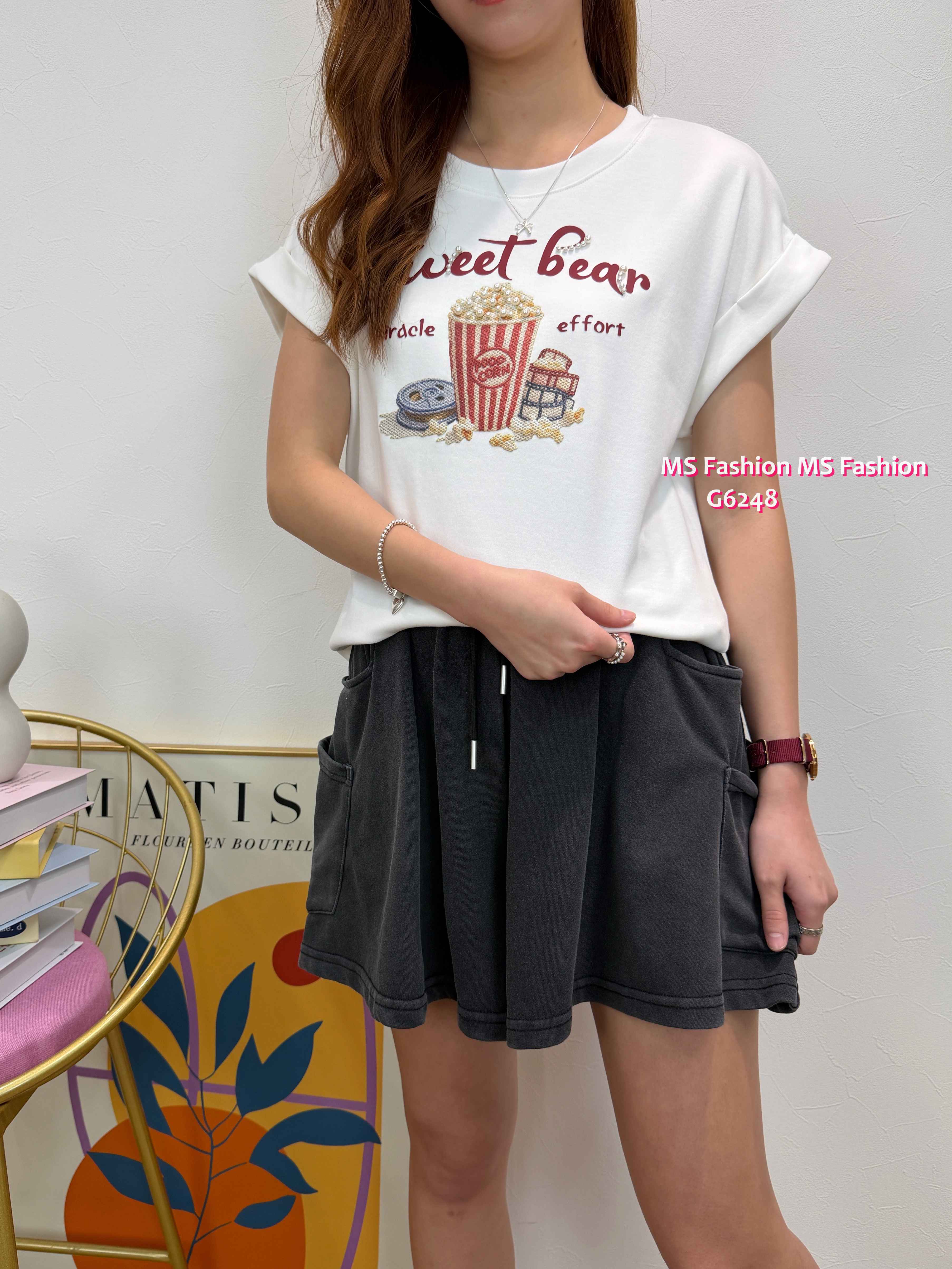 G6248/G6249/G6250 韓國🇰🇷靚print tee