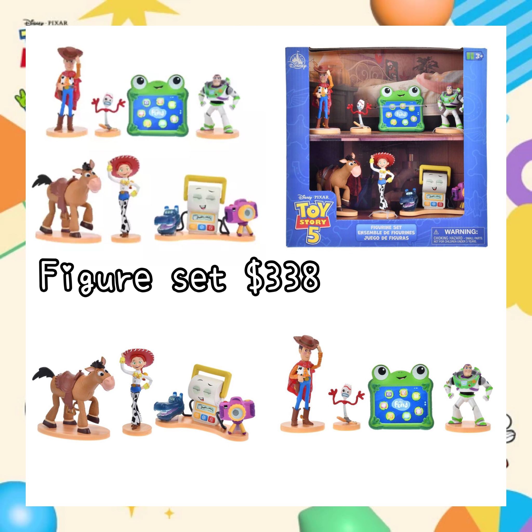 ：日本：TOY STORY 5 30/6 日本發賣 FIGURE SET