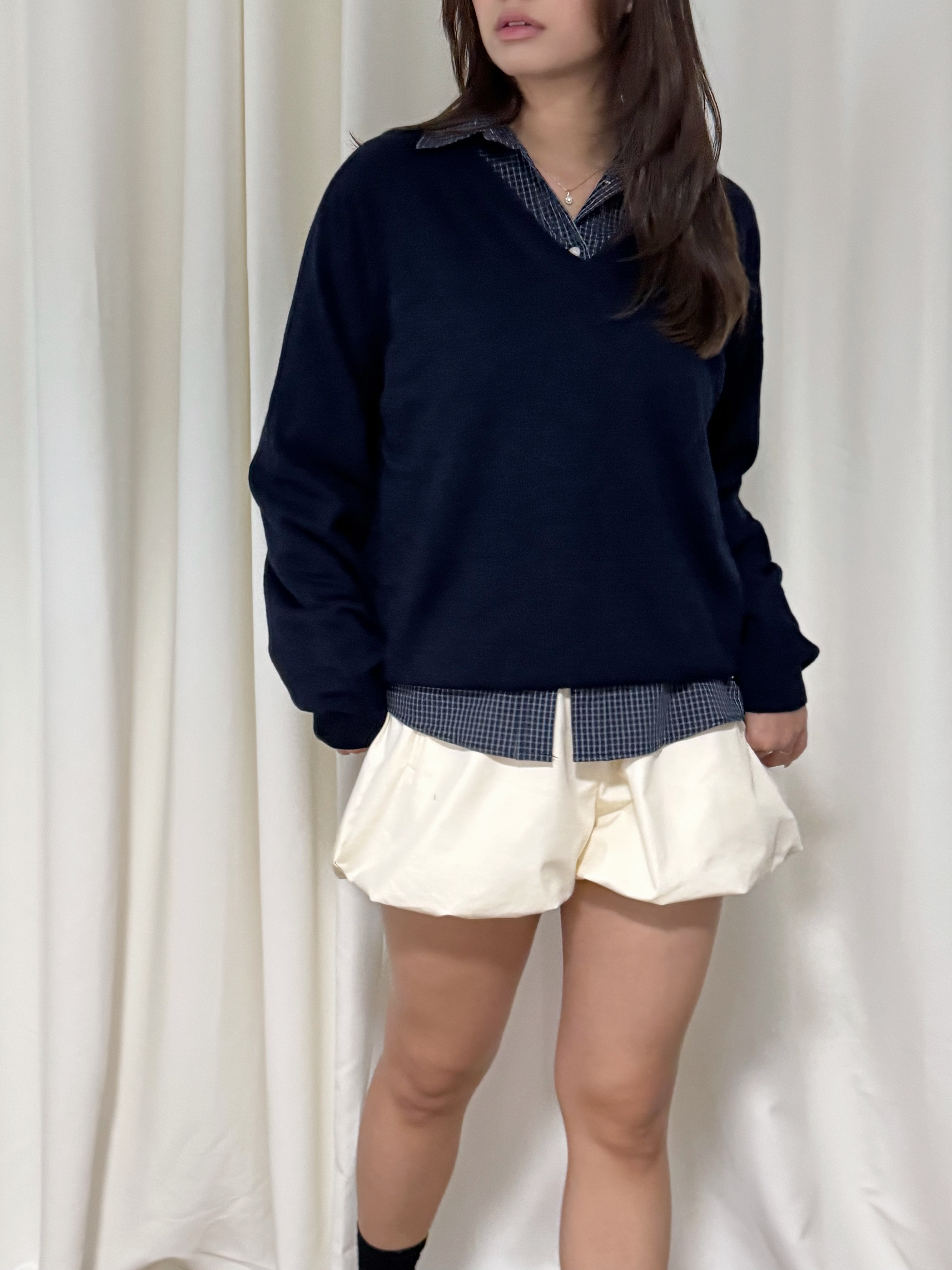 秋冬復古格子襯衫(三色入)