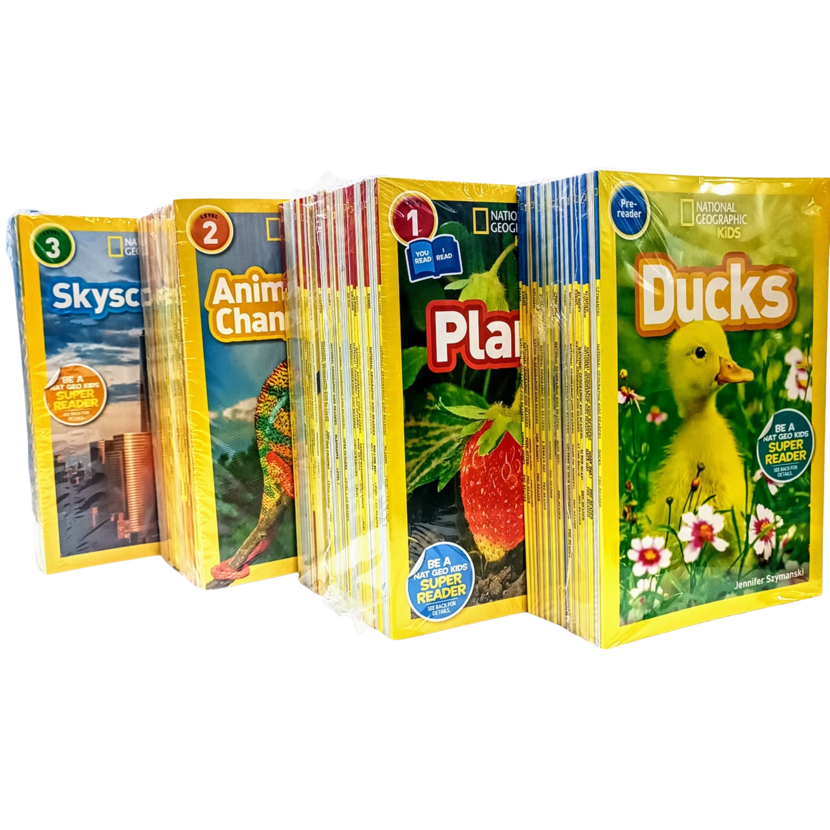  National Geographic Kids  155 books  | 新款分級閱讀Pre，L 1，L2，L3  | 國家地理全套155本  N16 