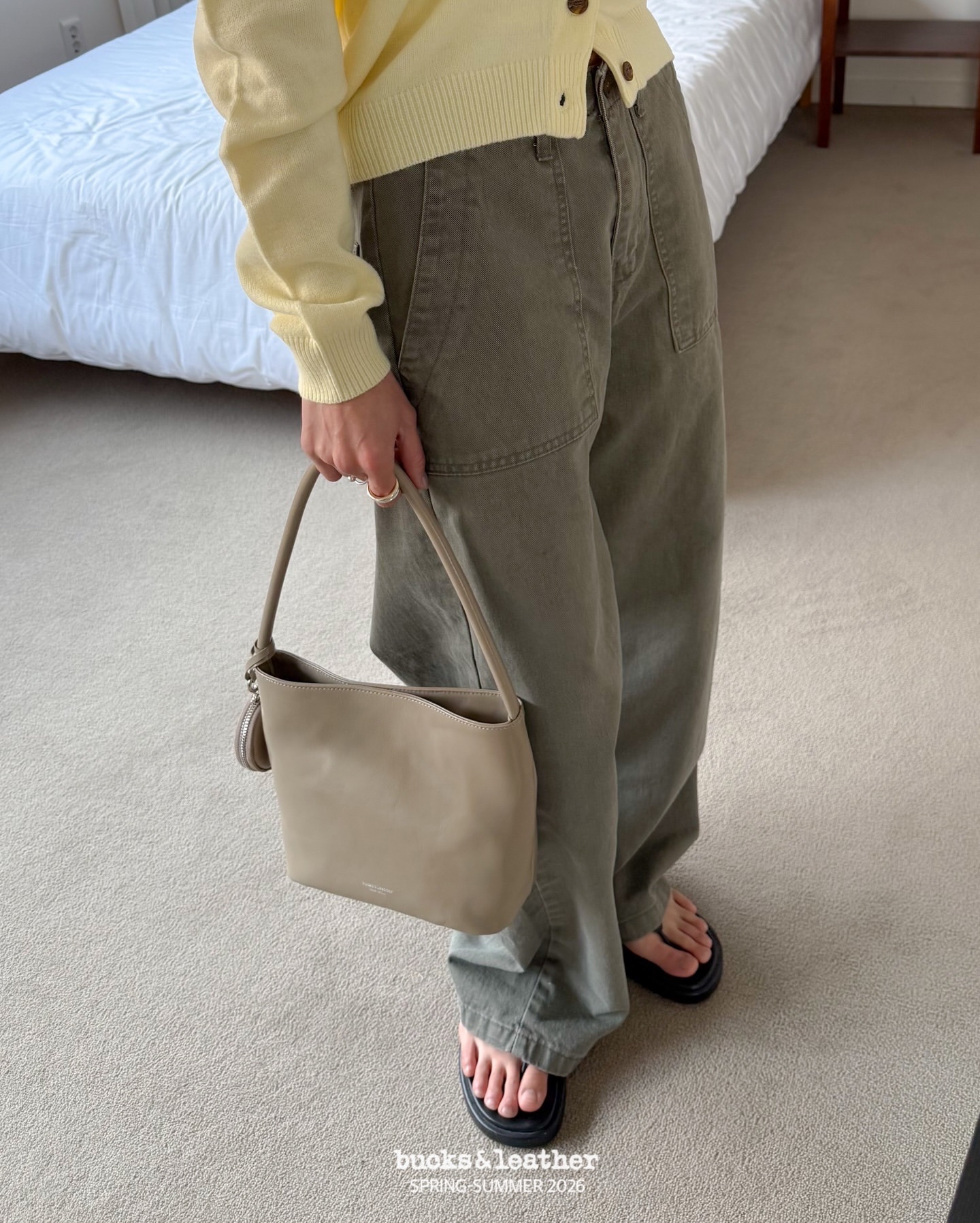 連線一口價, 不再有額外折扣【26SS】 預訂_More Bag with mini conis bag By Bucks & leather