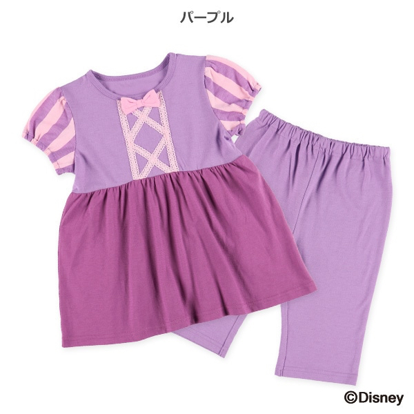 🇯🇵預訂 日本直送🇯🇵清爽材質長髮公主造型短袖家居服上下套裝