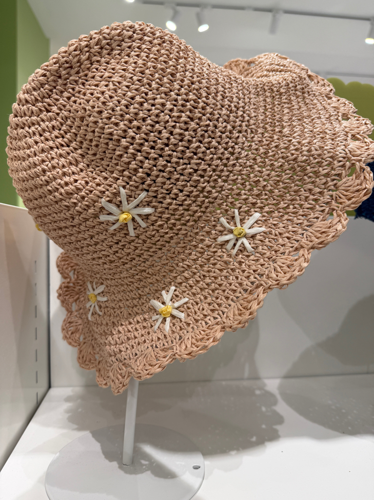 Colorful Mixed Yarn Straw Hat