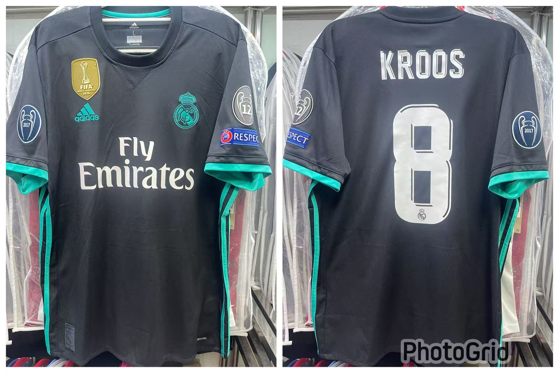 2017-18 Real Madrid Away Shirt #8 KROOS Size L