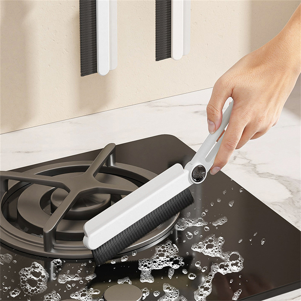 多功能縫隙刷 馬桶刷 刮水 灰塵刷 廚房清潔刷 ［平行進口］ HK2765
