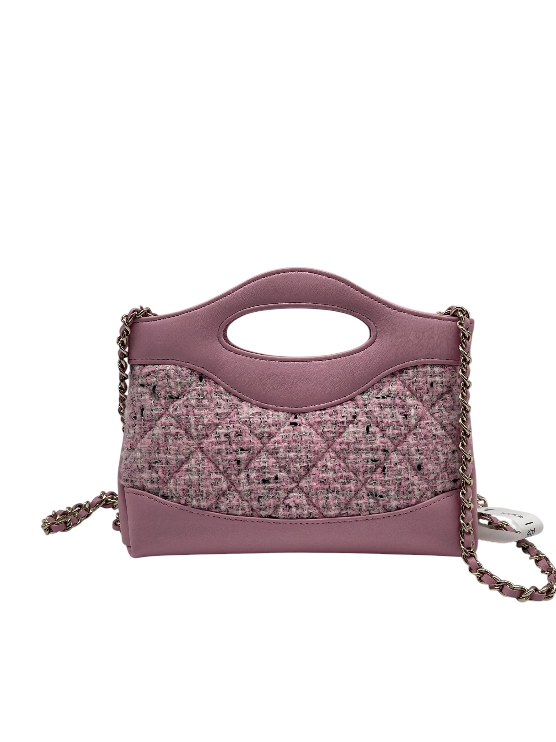 Pre-owned Chanel Nano Tweed 31 / Product Code: 072507