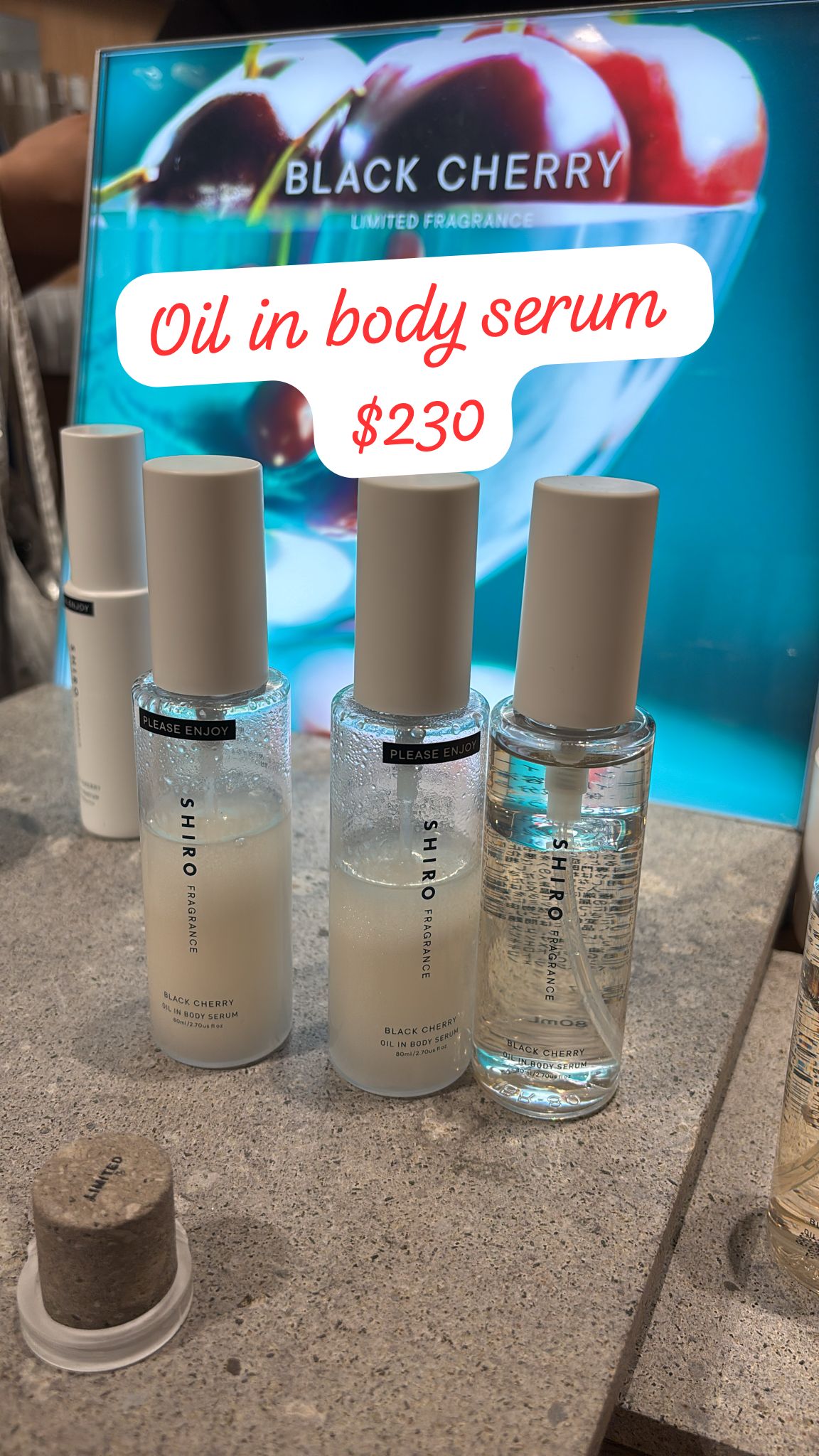 shiro oil in body serum