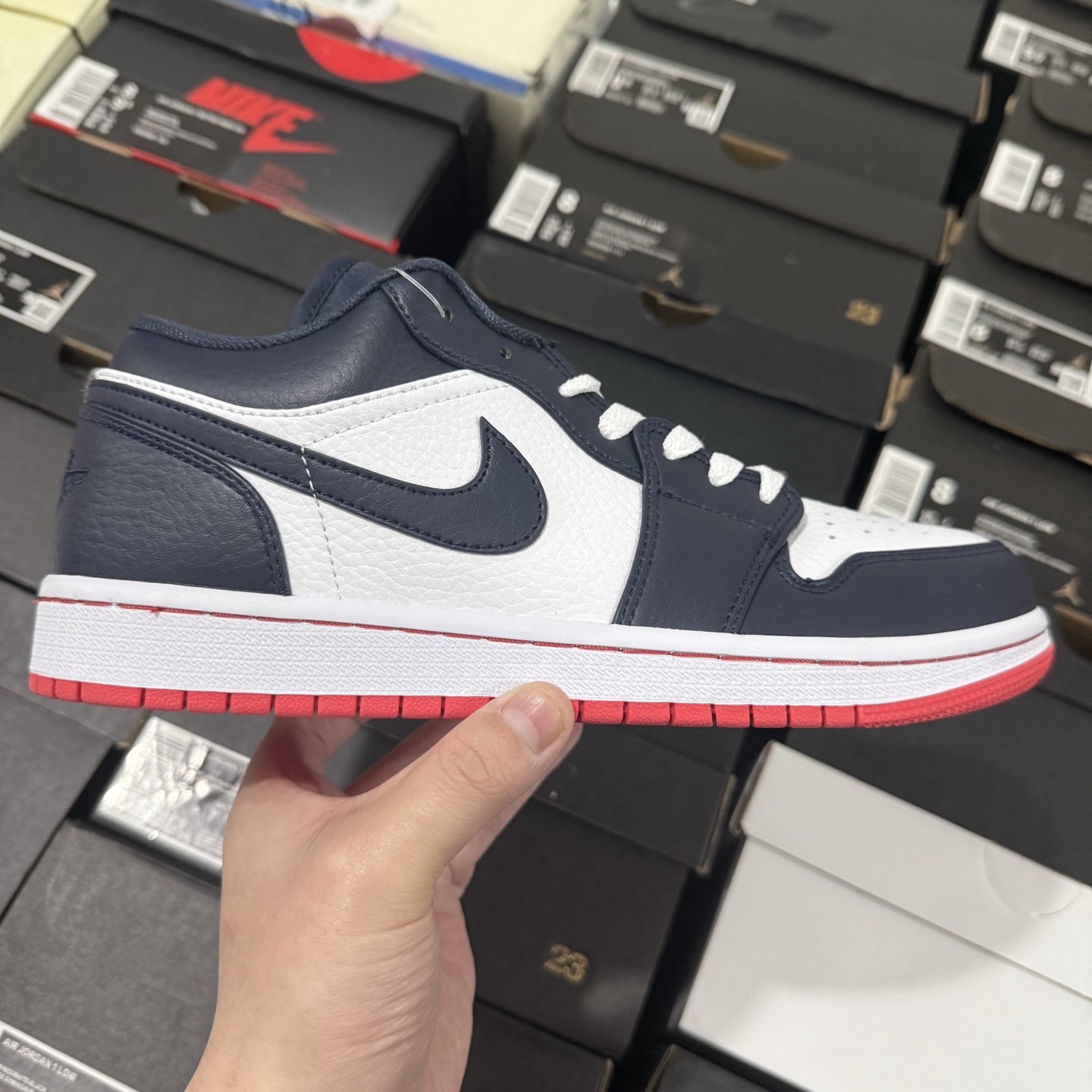 Nike Air Jordan 1 Low "Obsidian Ember Glow" 553558-481