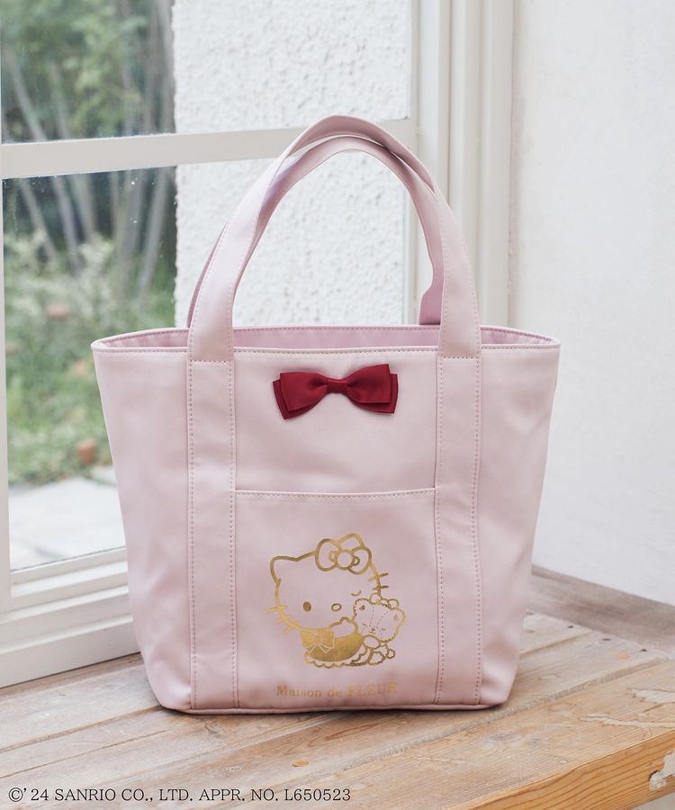 🎀【預訂】 Maison de FLEUR × Kitty & Tiny Chum Tote Bag
