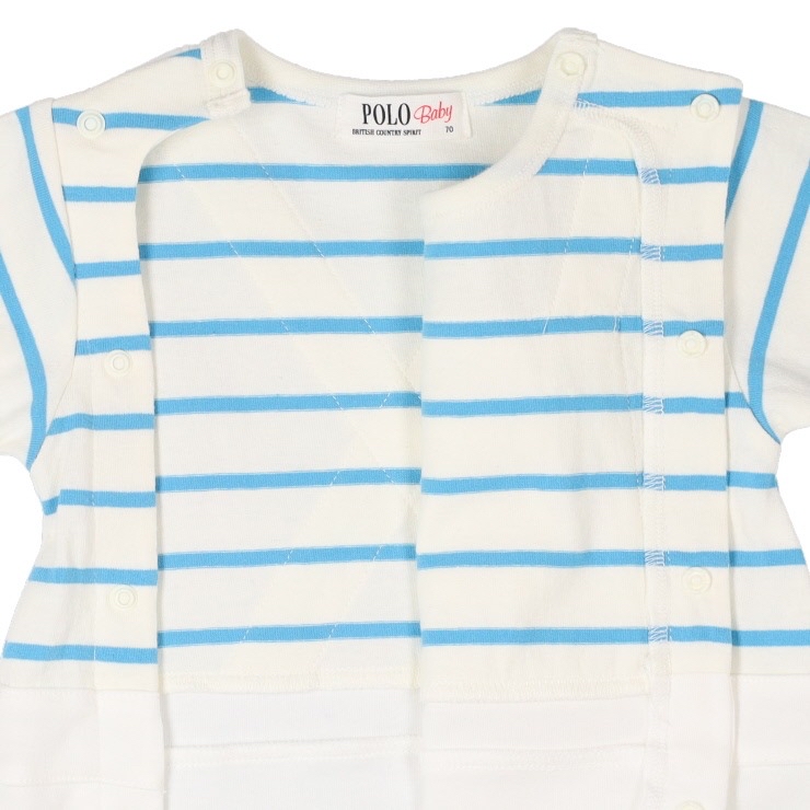 🇯🇵限量預訂 日本直送🇯🇵Polo Baby三色小馬刺繡條紋吊帶短袖連身服