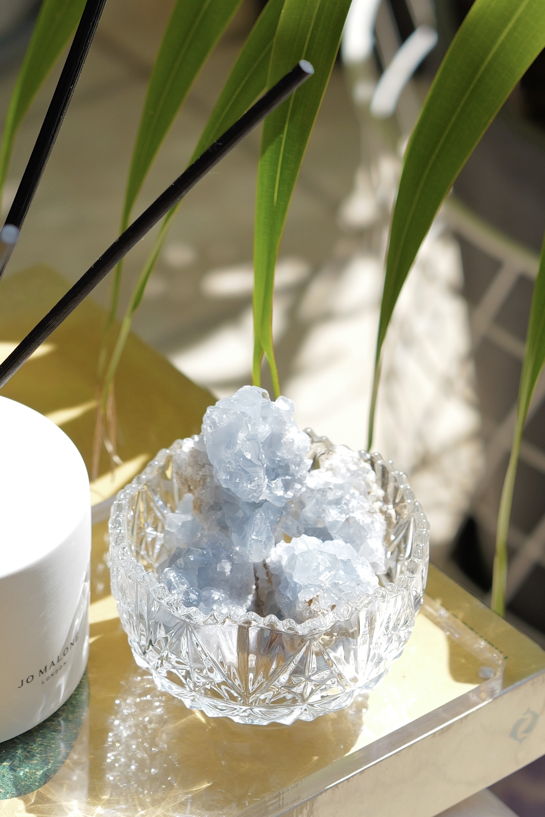 ༒4.8cm 天青石原石粒 ༒ 3504H3AGst-RA18*03S