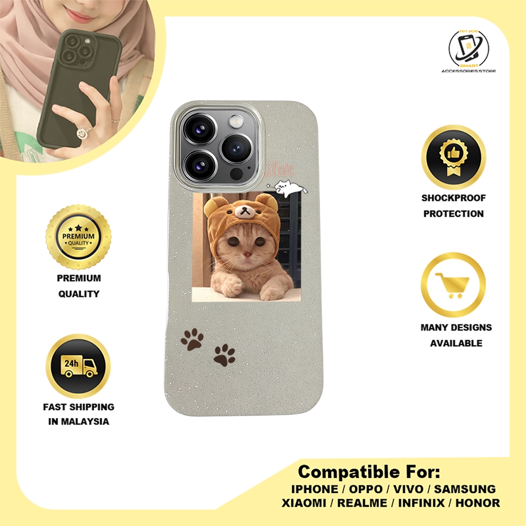 BLING CASE PHONE FOR IPHONE - DESIGN CAT A