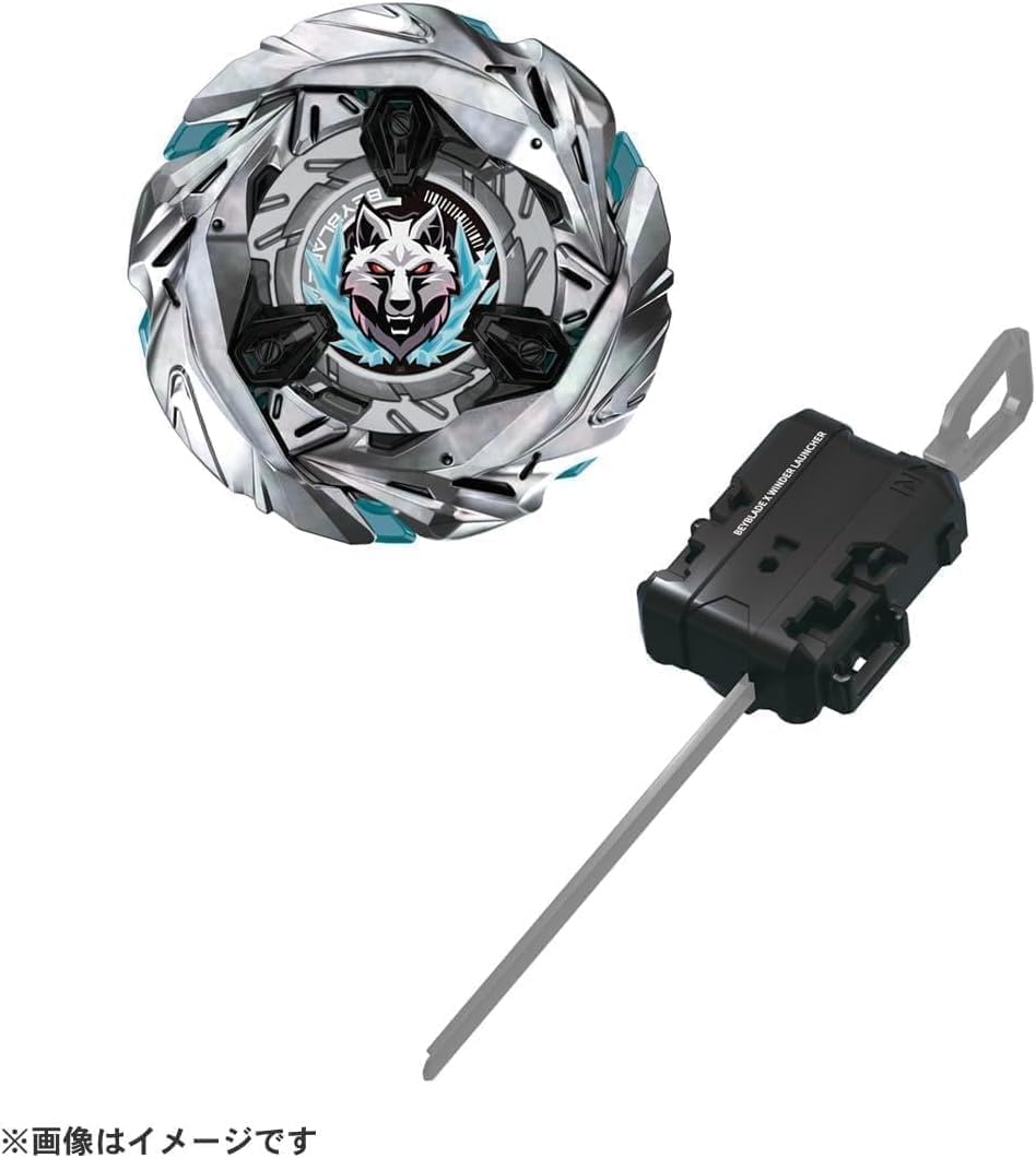 港版現貨 Takara Tomy 爆旋陀螺X Beyblade X - UX-08 白銀戰狼 3-80FB 套裝 (附發射器)