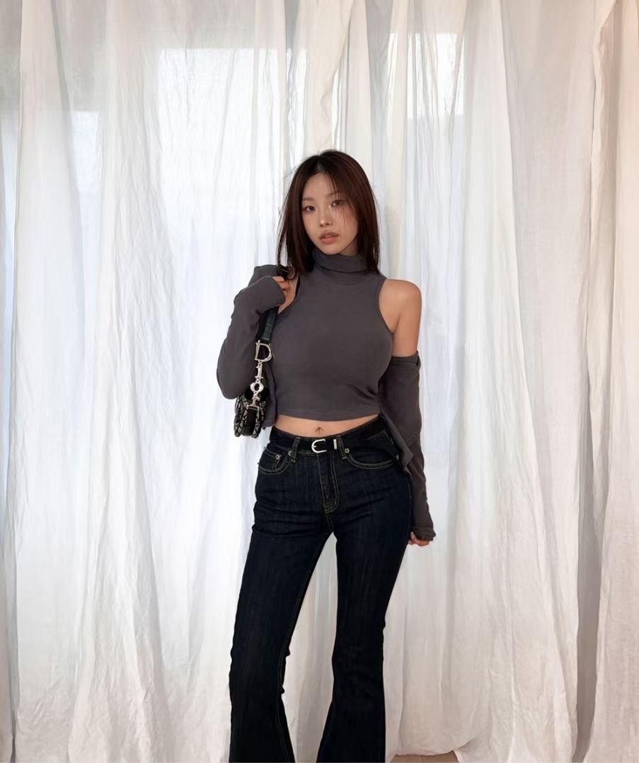 【 Goodbye Winter🤳🏻🤍顯身材max～高質量層次感入膊BRA TOP SET💭】Sexy Love Bra Top Set(兩色入)