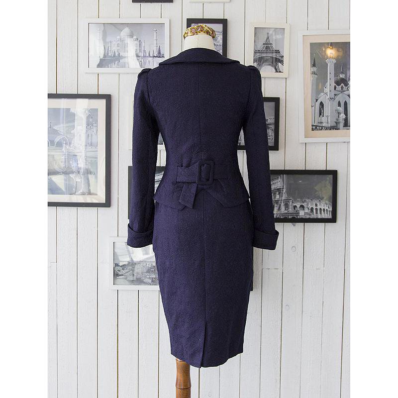 (Sold out)War Time Patriotic Lady Suit Set-Blue / Black ( FM069 / FM070 )