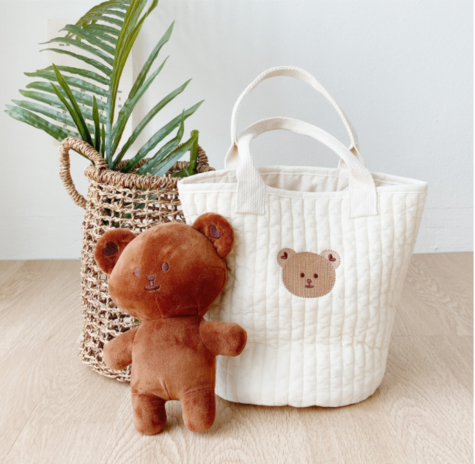 Dottodot 棉質衍縫一手包