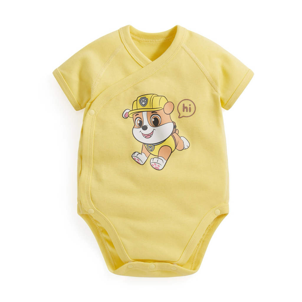💚預訂 台灣直送💚四色Paw Patrol汪汪隊立大功系列人物印花純棉短袖包屁衣