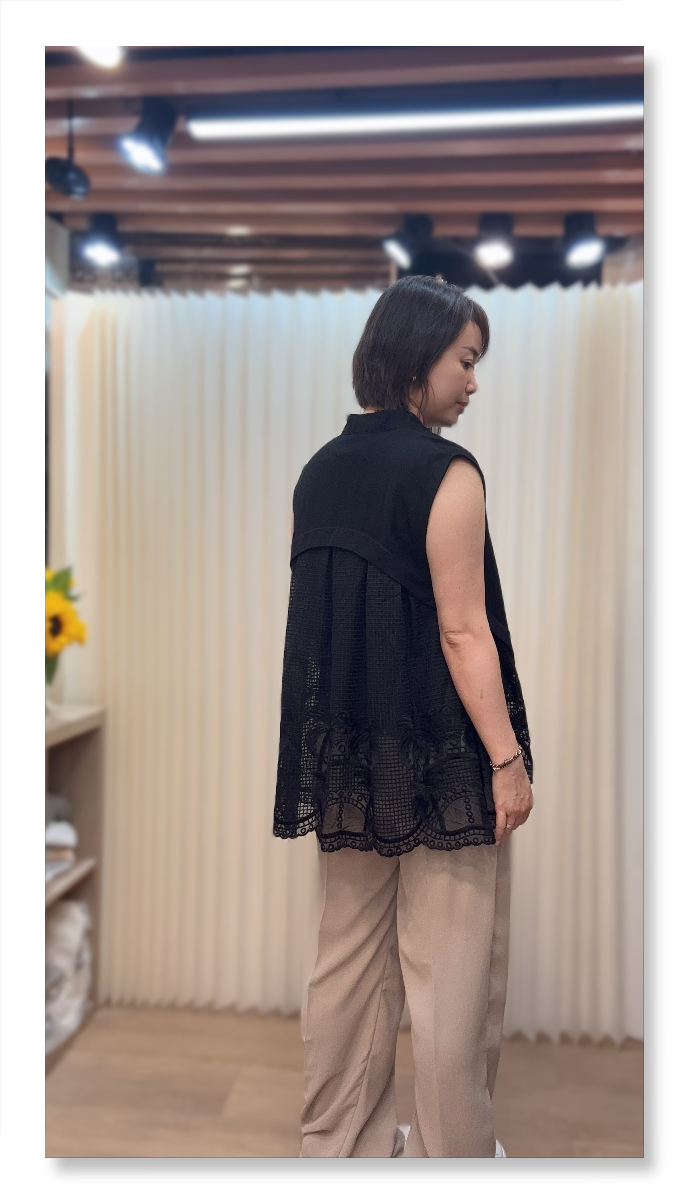 Lace刺繡背心外套 M975 841494299
