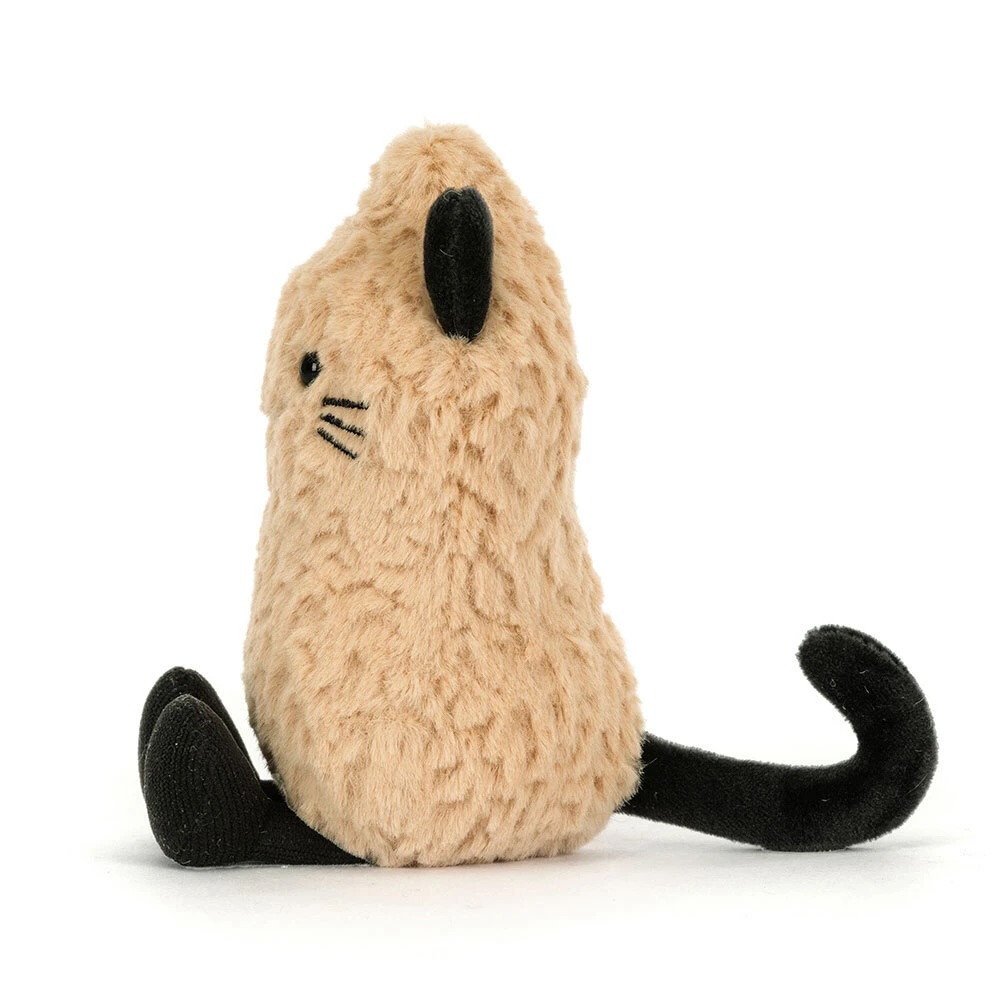 JELLYCAT Amuseables Peanut ‘Cat’ 趣味黑貓喵花生