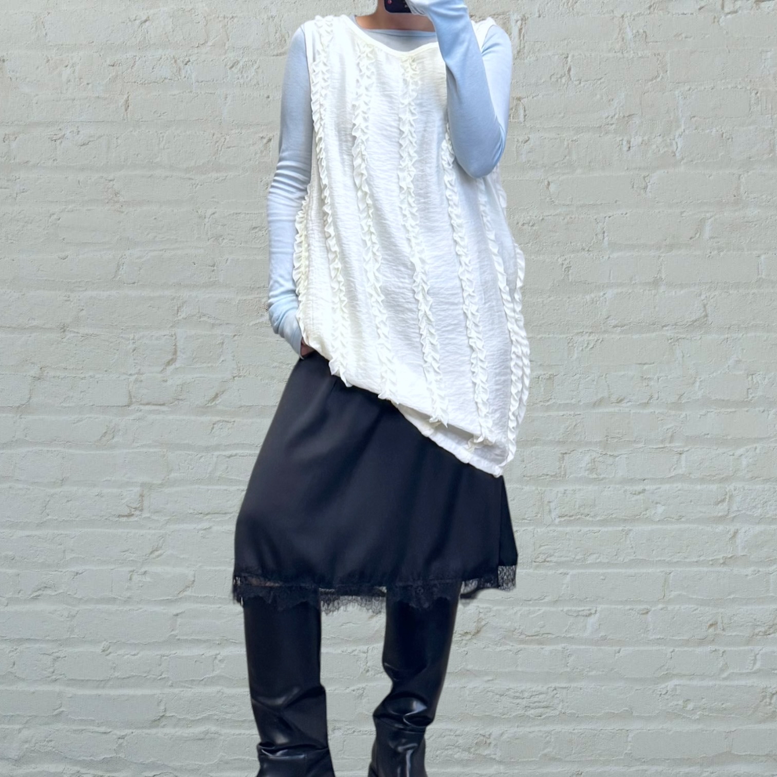 221132 喱士邊半截裙