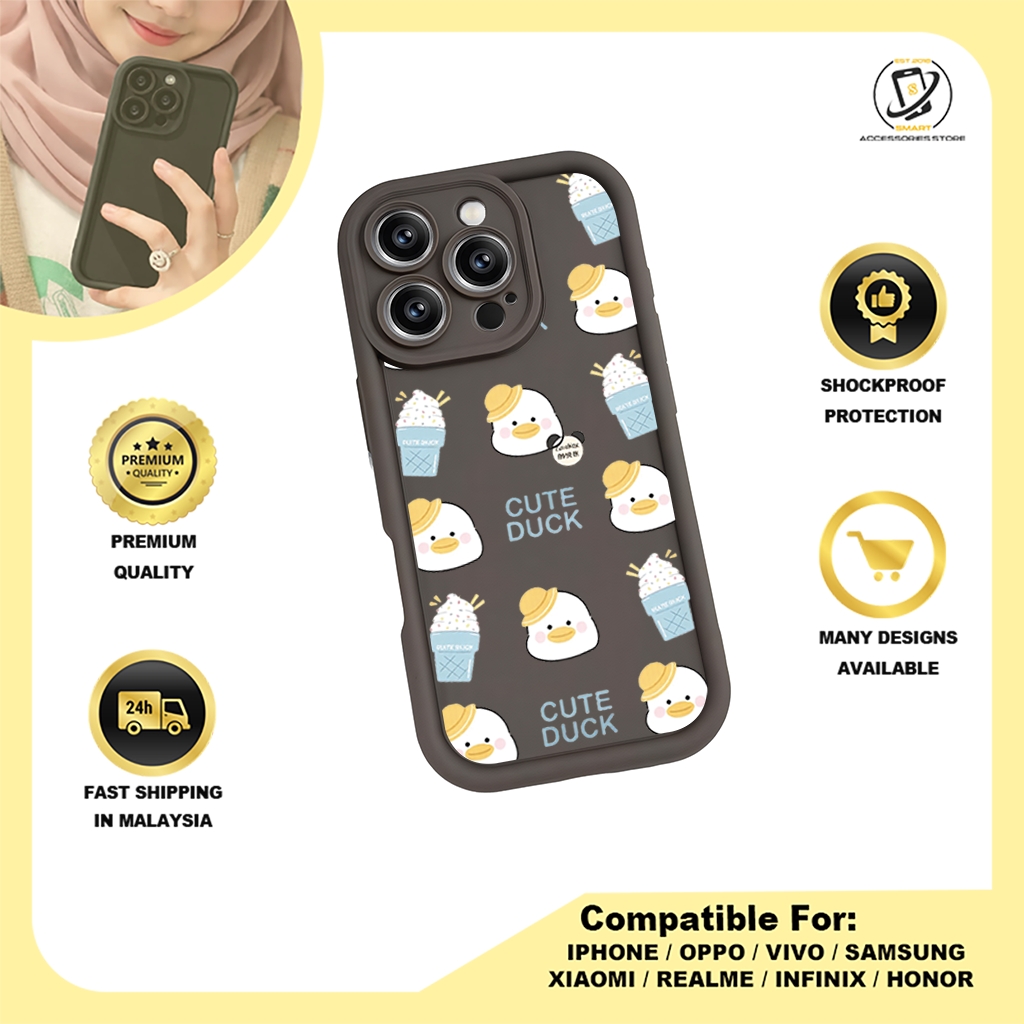 TPU DESIGN CASE PHONE FOR OPPO - DESIGN DUCK A