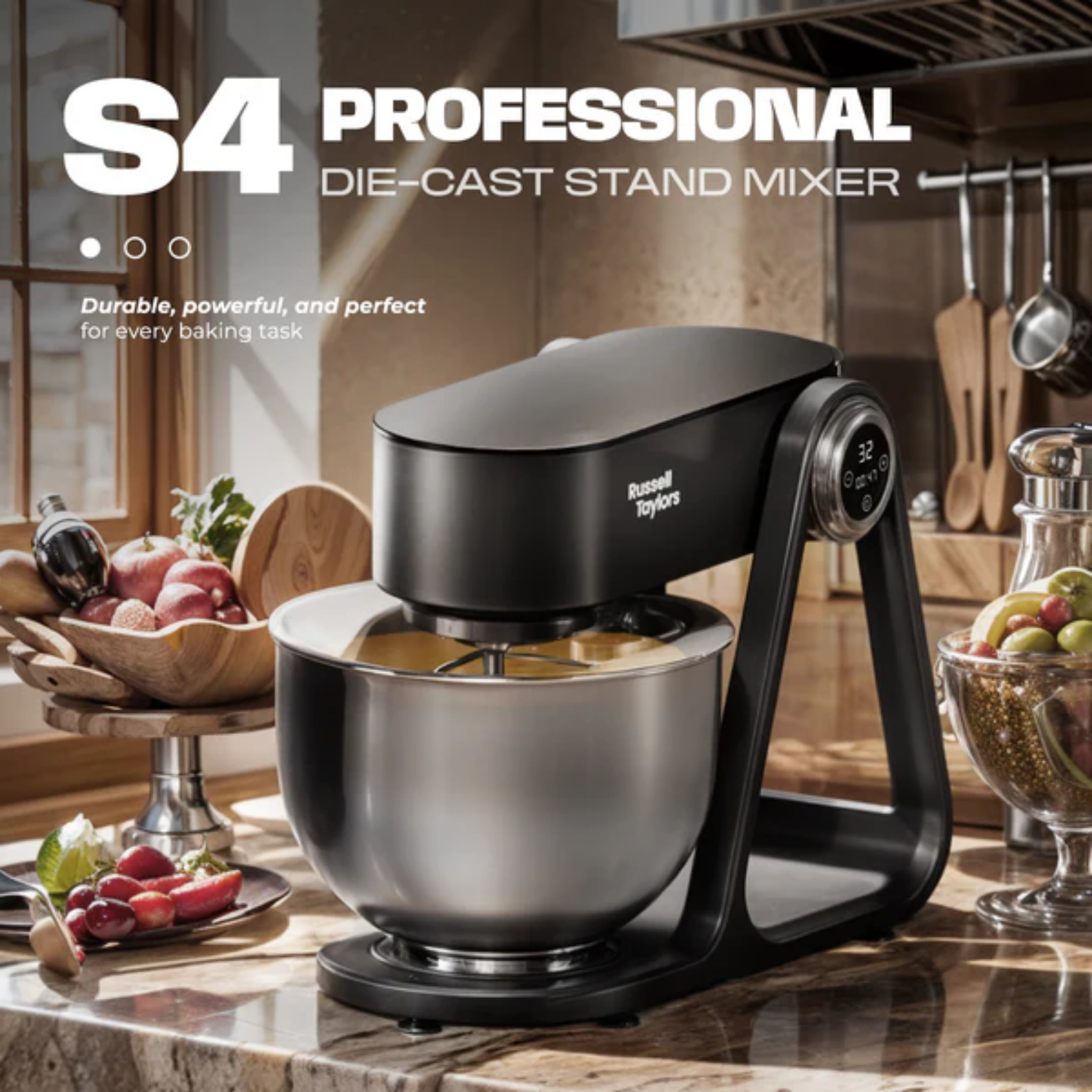 Russell Taylors 5L Professional Stand Mixer (S4)