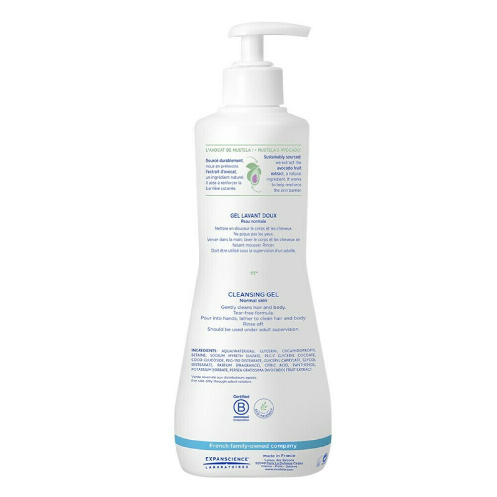Mustela 嬰兒二合一洗髮沐浴露 (500ml) -1枝 現貨