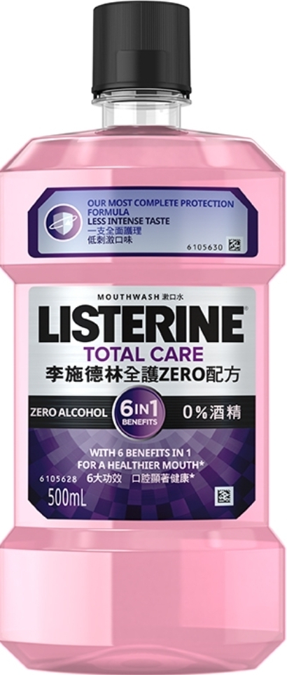 李施漱口水 全護ZERO 500ml    6/箱