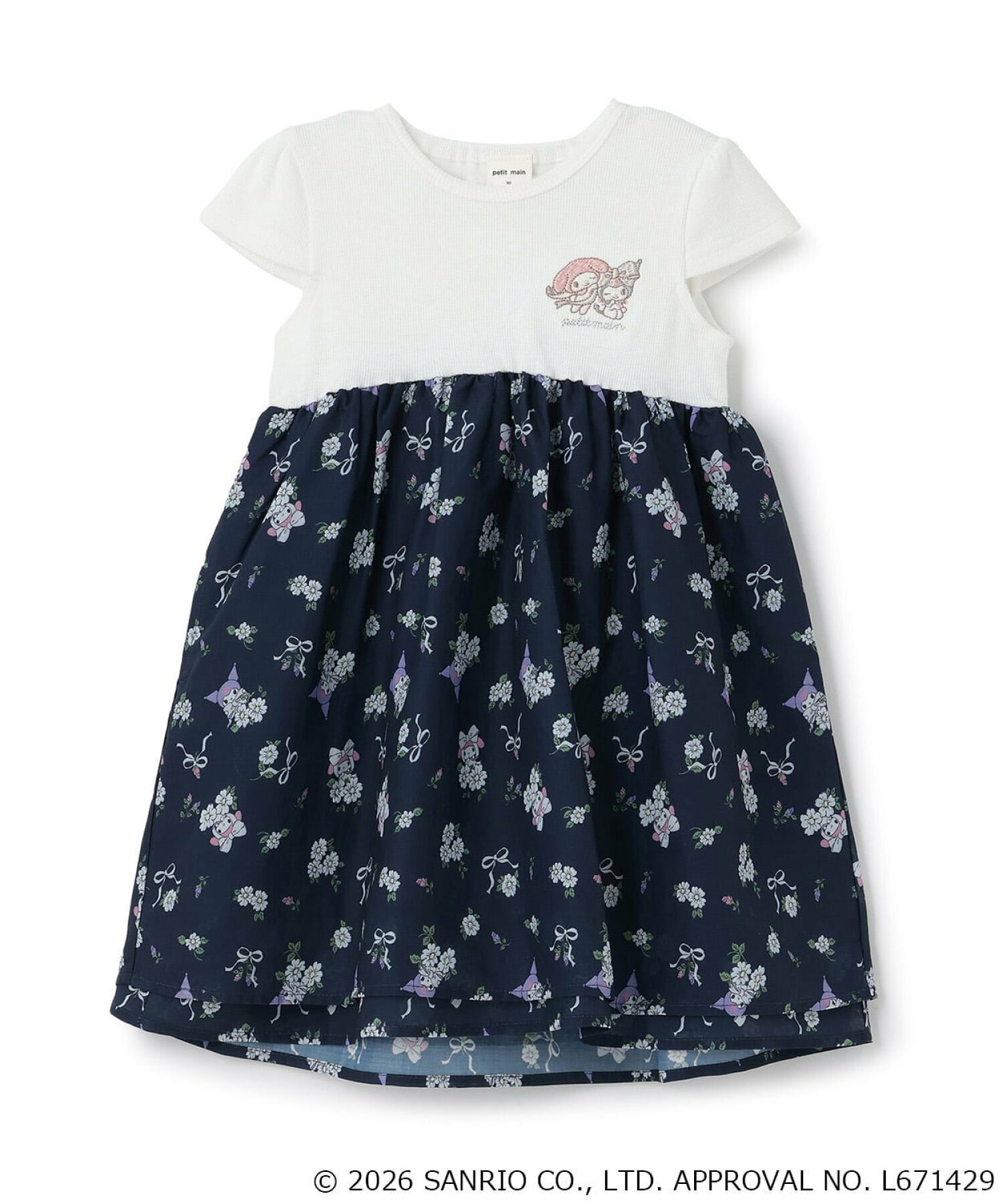 🆕【⭐訂購⭐】 🇯🇵日本直送 🌀#Sanrio 刺繡 接觸涼感 拼接 連身裙［3款選］🌀[ELGA-0114][260822]