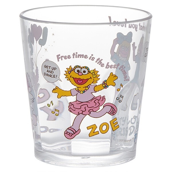 Skater 芝麻街女孩透明水杯 280ml - 02260077