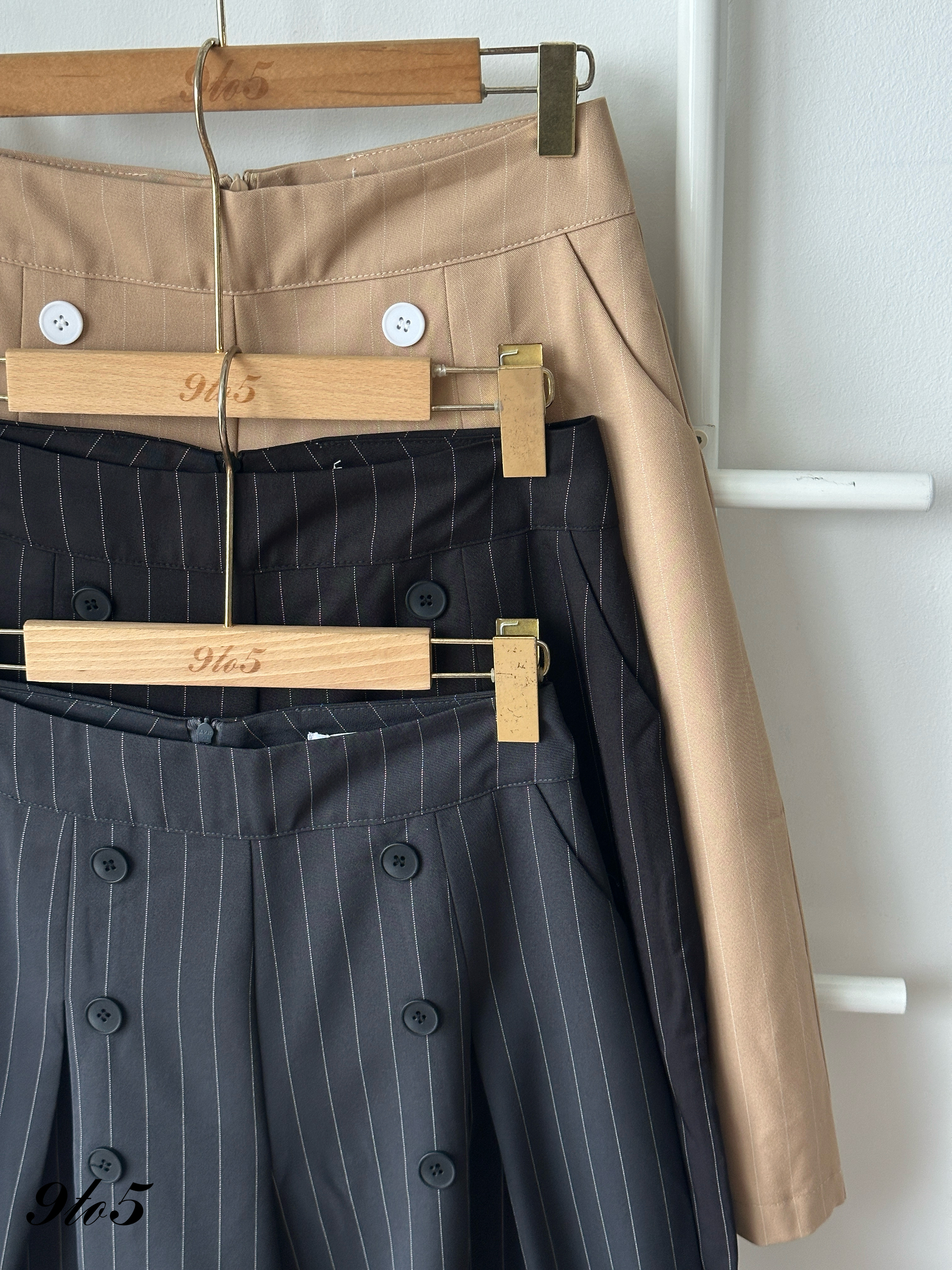 S1984 Midi Stripe Pants - 3 Colors 