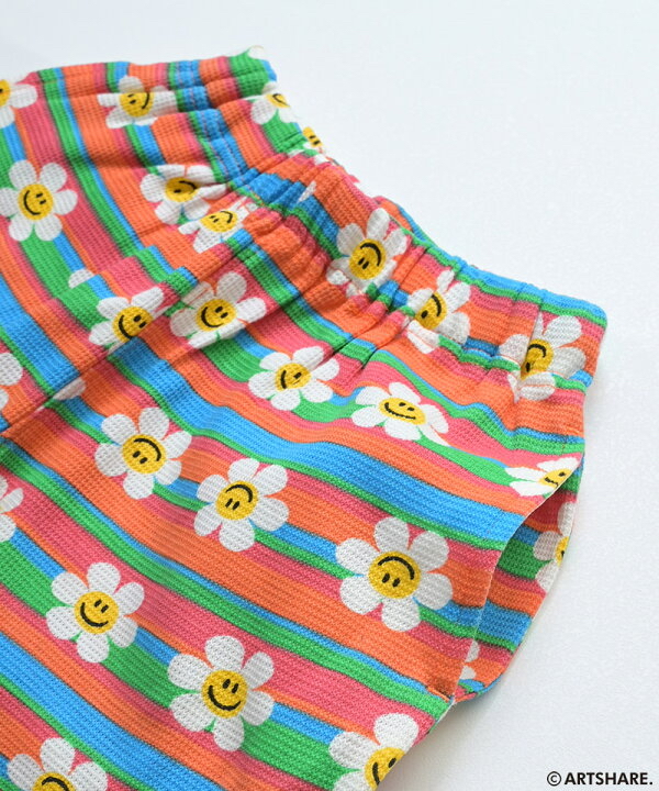 🇯🇵預訂 日本直送🇯🇵Markey’s x Wiggle Wiggle四色圖案滿印華夫格短褲