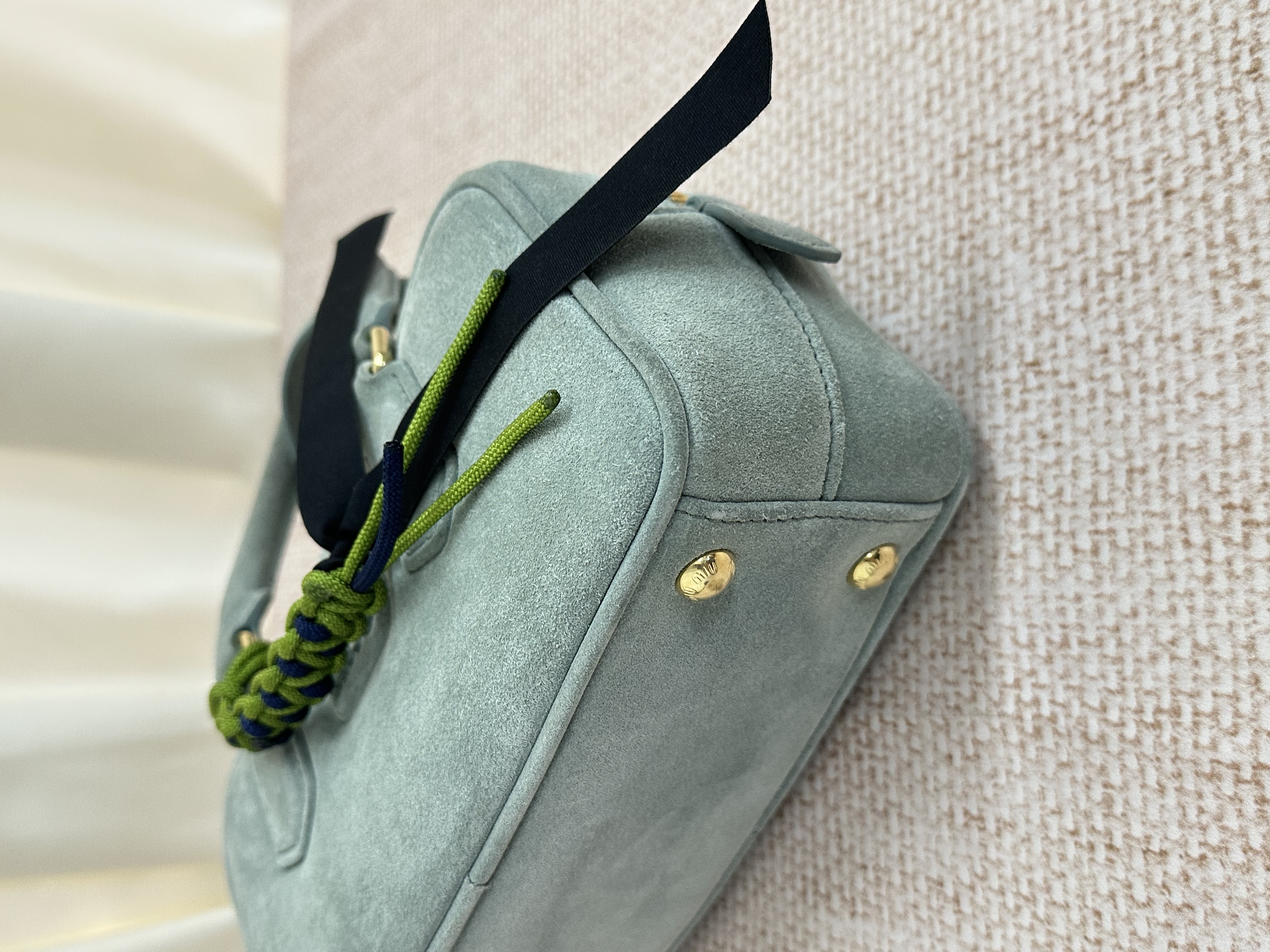 Pre-owned Miumiu Arcadie Suede Top Handle Bag/ Product Code: 26041606